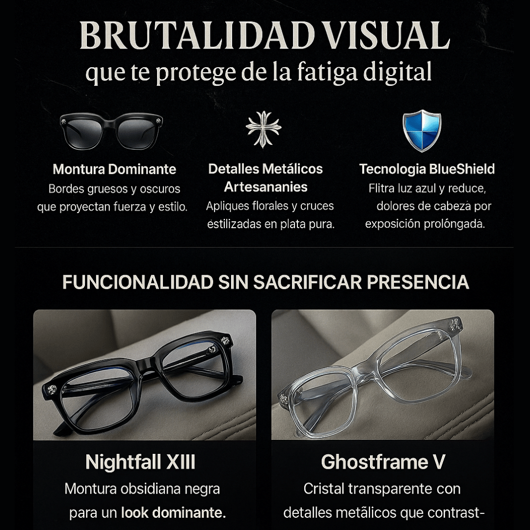 Obsidian Creed™ Eyewear — Dominio Visual, Protección Total